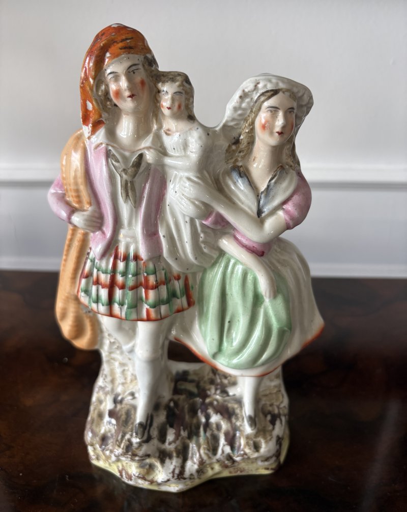 Antique Victorian Staffordshire Figure
